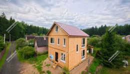 Дом в СНТ Кристалл-5 двухэтажный 132,8 м² из СИП панелей | фото, отзывы, цена