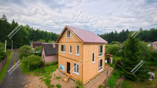 Дом в СНТ Кристалл-5 двухэтажный 132,8 м² из СИП панелей | фото, отзывы, цена