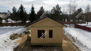 Дом в селе Марчуги одноэтажный 53,1 м² из СИП панелей | фото, отзывы, цена