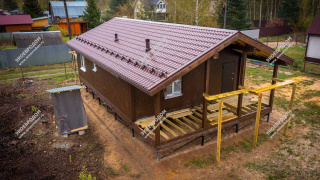 Дом в СНТ Покровчанин одноэтажный 94 м² из СИП панелей | фото, отзывы, цена