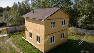 Дом в городе Бронницы одноэтажный 130,2 м² из СИП панелей | фото, отзывы, цена