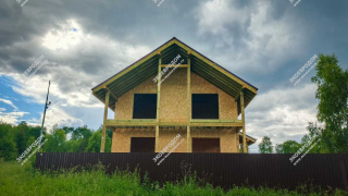 Дом в деревне Капшино двухэтажный 195,6 м² из СИП панелей | фото, отзывы, цена
