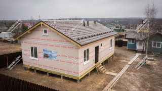 Дом в ТСН Малиновка одноэтажный 113,5 м² из СИП панелей | фото, отзывы, цена