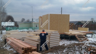 Дом в поселке Сынтул с мансардным этажом 87.6 м² из СИП панелей | фото, отзывы, цена