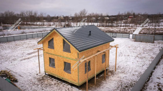 Дом в селе Краснополье двухэтажный 113,7 м² из СИП панелей | фото, отзывы, цена