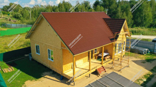 Дом в поселке Шувое одноэтажный 120,0 м² из СИП панелей | фото, отзывы, цена