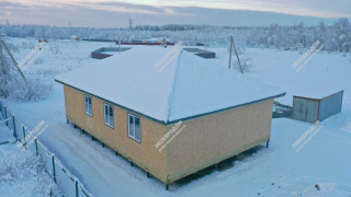 Дом в деревне Селиваниха одноэтажный 128.9 м² из СИП панелей | фото, отзывы, цена