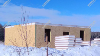 Дом в поселке Балакирево двухэтажный 153 м² из СИП панелей | фото, отзывы, цена