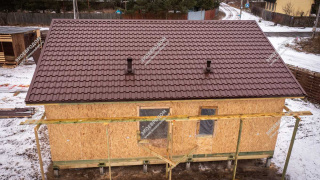 Дом в деревне Ионово одноэтажный 101 м² из СИП панелей | фото, отзывы, цена