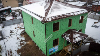 Дом в городе Ногинск двухэтажный 249,4 м² из СИП панелей | фото, отзывы, цена