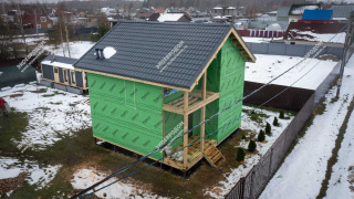 Дом в КП Карпово кантри клаб одноэтажный 102,9 м² из СИП панелей | фото, отзывы, цена