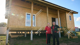Дом в деревне Большое Грызлово одноэтажный 110 м² из СИП панелей | фото, отзывы, цена
