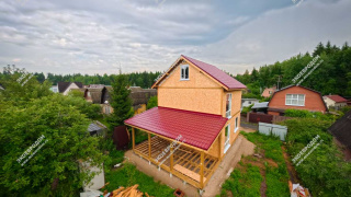 Дом в СНТ Кристалл-5 двухэтажный 132,8 м² из СИП панелей | фото, отзывы, цена