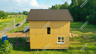 Дом в деревне Троицкое двухэтажный 137,8 м2 из СИП панелей | фото, отзывы, цена