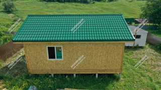 Дом в деревне Марьино одноэтажный 61,6 м² из СИП панелей | фото, отзывы, цена