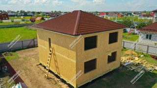 Дом в селе Карпово двухэтажный 161,5 м² из СИП панелей | фото, отзывы, цена