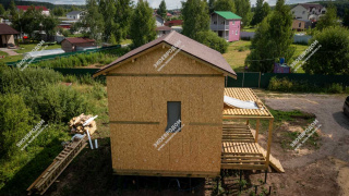 Дом в сельском поселении Рыболовское двухэтажный 92,4 м² из СИП панелей | фото, отзывы, цена