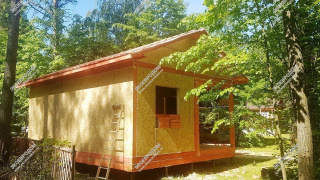 Дом в деревне Караулово Калужской области одноэтажный 43,2 м² из СИП панелей | фото, отзывы, цена