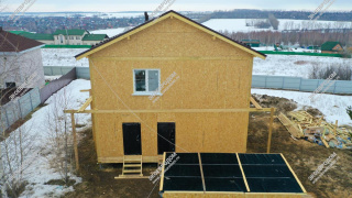 Дом в городе Коломне двухэтажный 189 м² из СИП панелей | фото, отзывы, цена