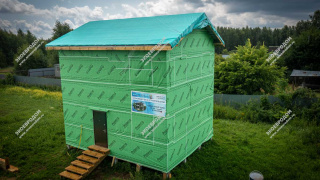 Дом в деревне Устьяново двухэтажный 92,4 м² из СИП панелей | фото, отзывы, цена