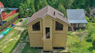 Дом в СНТ Солнечное двухэтажный 184,3 м² из СИП панелей | фото, отзывы, цена