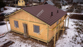 Дом в деревне Ионово одноэтажный 101 м² из СИП панелей | фото, отзывы, цена