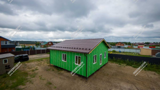 Дом в квартале 30390 одноэтажный 100 м² из СИП панелей | фото, отзывы, цена