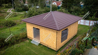 Дом в деревне Иваново одноэтажный 56 м² из СИП панелей | фото, отзывы, цена