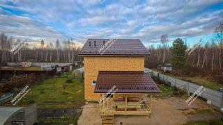 Дом в СДТ Клондайк двухэтажный 133 м² из СИП панелей | фото, отзывы, цена