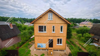 Дом в СНТ Кристалл-5 двухэтажный 132,8 м² из СИП панелей | фото, отзывы, цена