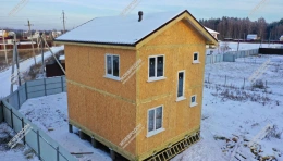 Дом в СНТ Зорька двухэтажный 144 м² из СИП панелей | фото, отзывы, цена