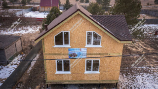 Дом в СНТ Сосновый Бор двухэтажный 132,7 м² из СИП панелей | фото, отзывы, цена