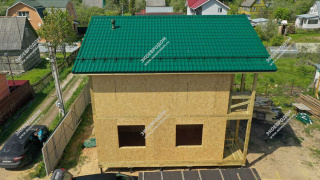 Дом в СТ Березка-3 двухэтажный 155,9 м² из СИП панелей | фото, отзывы, цена