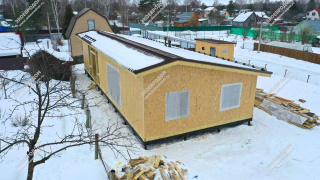Дом в СНТ Шинник одноэтажный 126 м² из СИП панелей | фото, отзывы, цена
