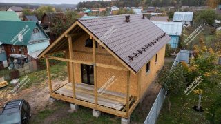 Дом в СНТ Скала Протвино одноэтажный 91,8 м² из СИП панелей | фото, отзывы, цена