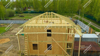 Дом в поселке Рябинка-1 двухэтажный 161,6 м² из СИП панелей | фото, отзывы, цена