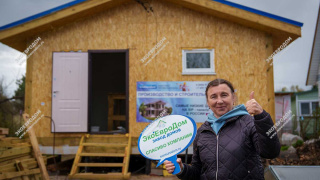 Дом в садовом товариществе Березняк одноэтажный 44,5 м² из СИП панелей | фото, отзывы, цена