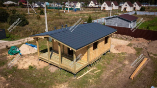 Дом в деревне Сенино одноэтажный 51 м² из СИП панелей | фото, отзывы, цена