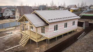 Дом в ТСН Малиновка одноэтажный 113,5 м² из СИП панелей | фото, отзывы, цена