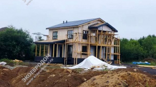 Дом на полуострове Камчатка двухэтажный 235,5 м² из СИП панелей | фото, отзывы, цена