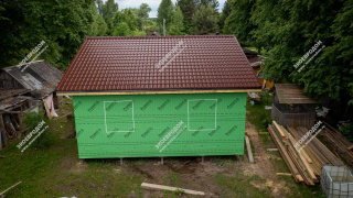 Дом в деревне Большая Ильинка одноэтажный 100 м² из СИП панелей | фото, отзывы, цена
