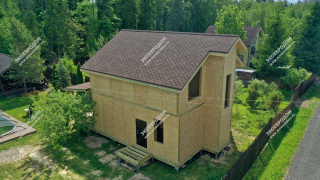 Дом в СНТ Солнечное двухэтажный 184,3 м² из СИП панелей | фото, отзывы, цена