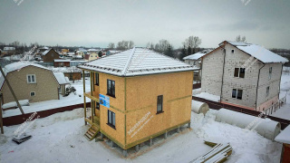 Дом в селе Никитское двухэтажный 161,5 м² из СИП панелей | фото, отзывы, цена