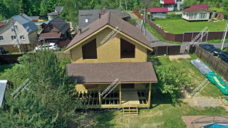 Дом в СНТ Солнечное двухэтажный 184,3 м² из СИП панелей | фото, отзывы, цена