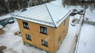 Дом в селе Никитское двухэтажный 161,5 м² из СИП панелей | фото, отзывы, цена