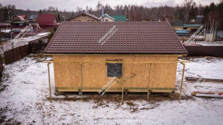 Дом в деревне Ионово одноэтажный 101 м² из СИП панелей | фото, отзывы, цена