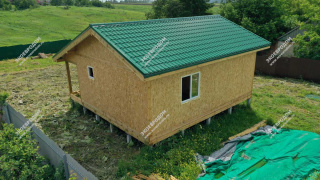 Дом в деревне Марьино одноэтажный 61,6 м² из СИП панелей | фото, отзывы, цена