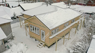Дом в городе Егорьевск одноэтажный 129.7 м² из СИП панелей | фото, отзывы, цена