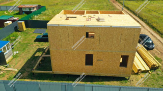 Дом в ИЖС Сказка-6 двухэтажный 160,0 м² из СИП панелей | фото, отзывы, цена