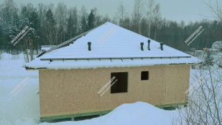 Дом в деревне Ионово одноэтажный 114,9 м² из СИП панелей | фото, отзывы, цена